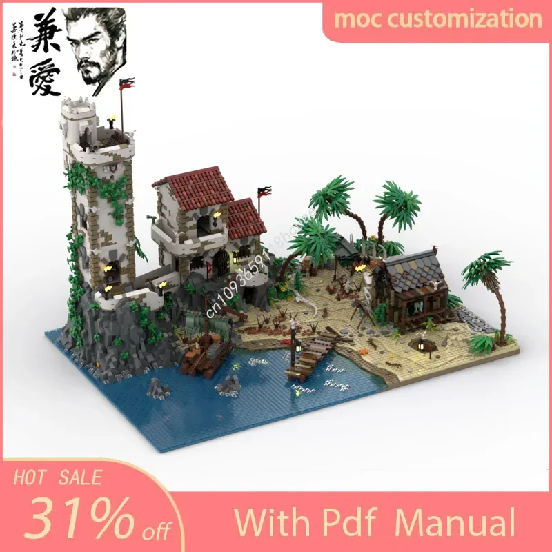 Средневековый Moc Pirates Port Sauvage: Cursed Beach Модульный замок Модель Строительные блоки Креативная сборка Кирпичи Детские игрушки Подарок
Средневековый Moc Pirates Port Sauvage: Cursed Beach Модульный замок Модель Строительные блоки Креативная сборка Кирпичи Детские игрушки Подарок
