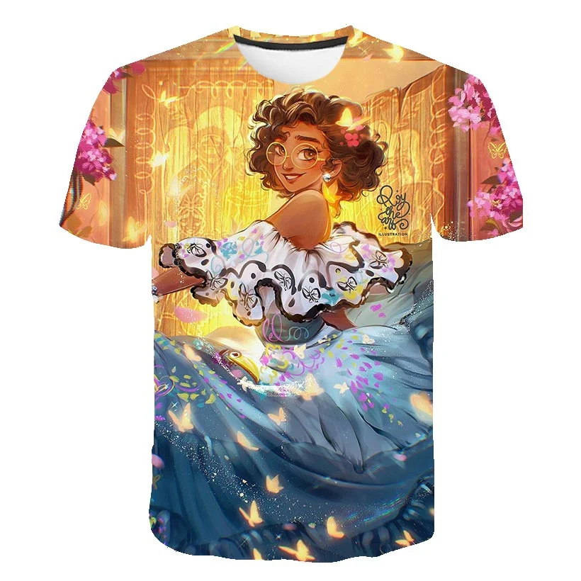 Encanto Mirabel Summer Kids Baby Girls Encanto Mirabel T shirt Cosplay Baby Girls Short Sleeves Toddler T-shirt Clothes 4-14Year
Encanto Mirabel Summer Kids Baby Girls Encanto Mirabel T shirt Cosplay Baby Girls Short Sleeves Toddler T-shirt Clothes 4-14Year