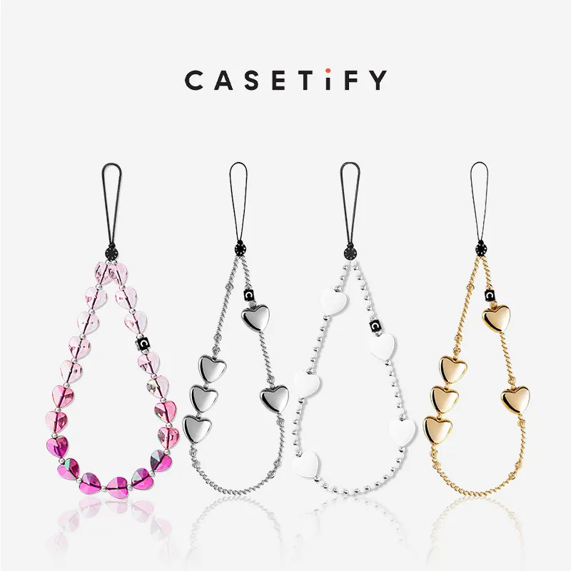 CASETiFY Heart-shaped Phone Charm Silicone Phone Strap Accessory Compatible with All iPhone Models
CASETiFY Heart-shaped Phone Charm Silicone Phone Strap Accessory Compatible with All iPhone Models