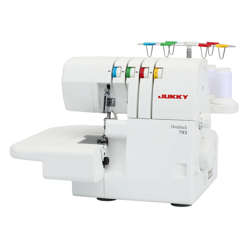 JUKKY 703 Four Thread Two Home Automatic Mini Overlock Sewing Machines For Sewing Knit Good Sweater Apparel Machinery
JUKKY 703 Four Thread Two Home Automatic Mini Overlock Sewing Machines For Sewing Knit Good Sweater Apparel Machinery