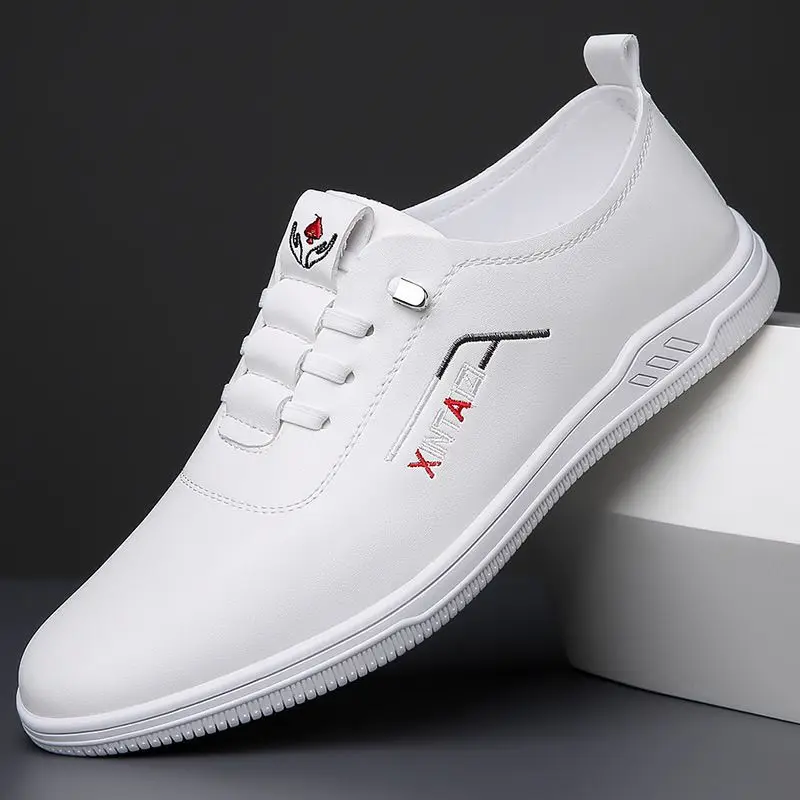 Men's Casual Leather oes Comfortable Breathable Soft Bot Versatile Comfortable White oes Faionable round Toe Flat Heel
Men's Casual Leather oes Comfortable Breathable Soft Bot Versatile Comfortable White oes Faionable round Toe Flat Heel