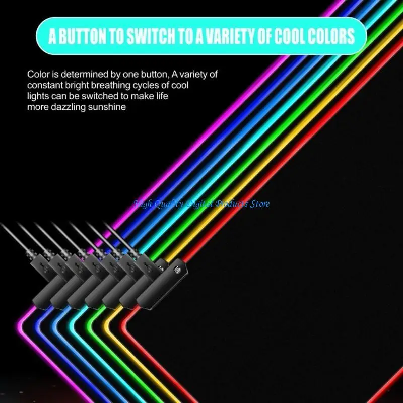 U2JE Durability LED Gaming Mouse Pad With Smooth Surfaces For Precise Movement Adjustable Lighting and Stable Grip Pad
U2JE Durability LED Gaming Mouse Pad With Smooth Surfaces For Precise Movement Adjustable Lighting and Stable Grip Pad