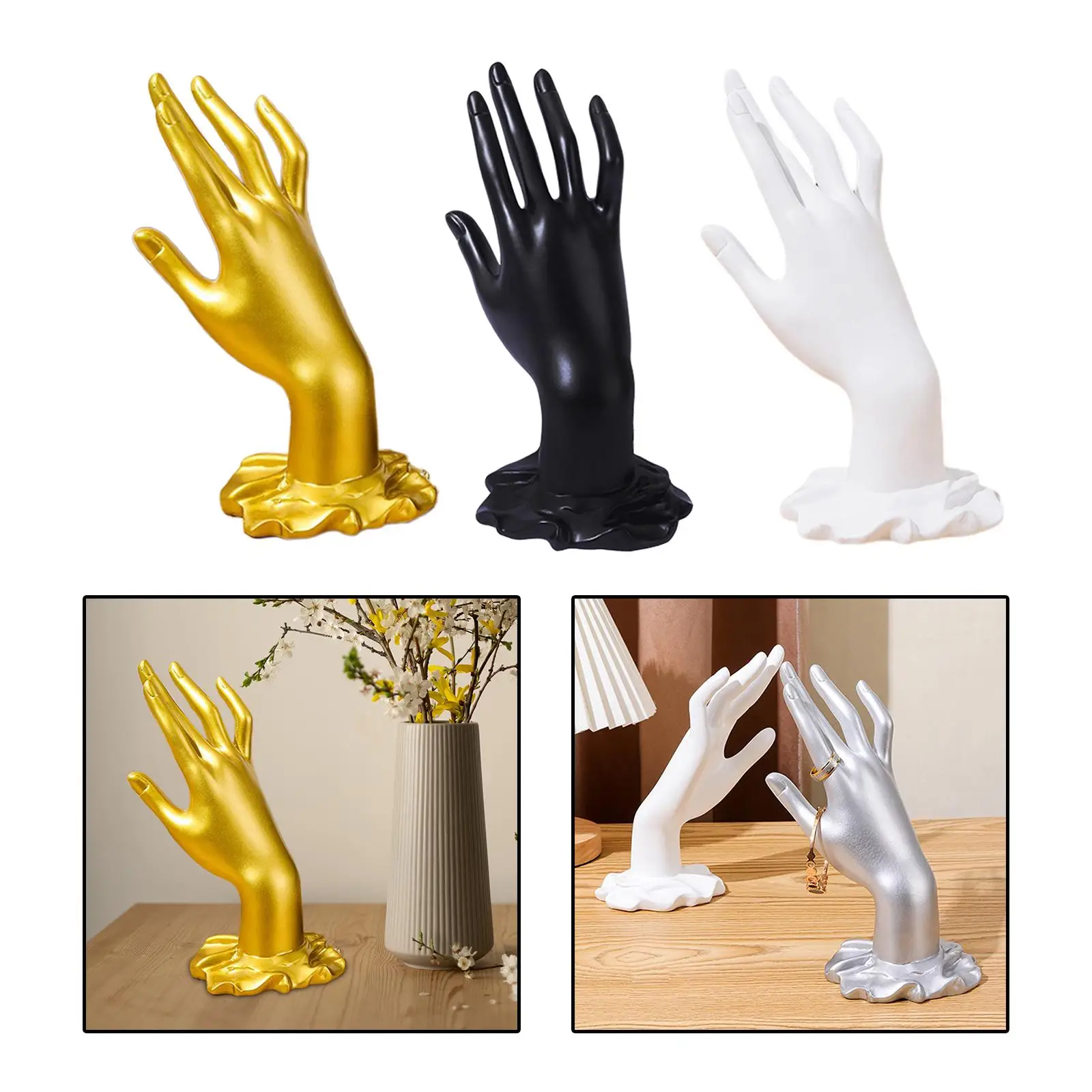Female manikin Hand Jewelry Display Holder Stand Jewelry Organizer Support Tower for Watch Chain Ring Photograph Props
Female manikin Hand Jewelry Display Holder Stand Jewelry Organizer Support Tower for Watch Chain Ring Photograph Props