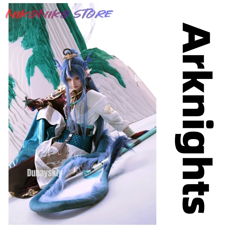 Arknights Ling Cosplay Costume Game Anime Character Outfit Ancient Style Beast Pattern White Collar Silver Armor Dark Robe Set
Arknights Ling Cosplay Costume Game Anime Character Outfit Ancient Style Beast Pattern White Collar Silver Armor Dark Robe Set