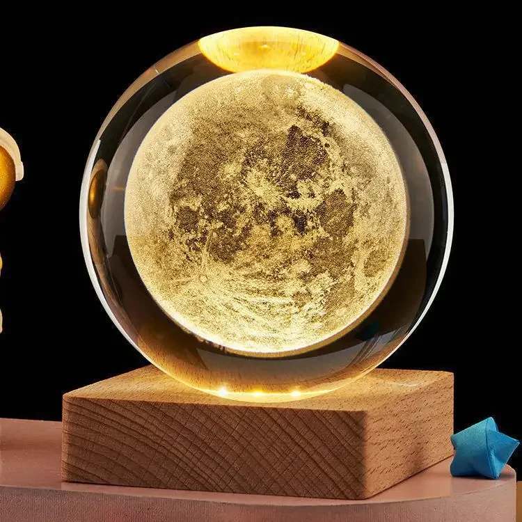3D crystal light emitting planetary galaxy night light crystal ball night light bedside lamp home decoration Christmas gift
3D crystal light emitting planetary galaxy night light crystal ball night light bedside lamp home decoration Christmas gift