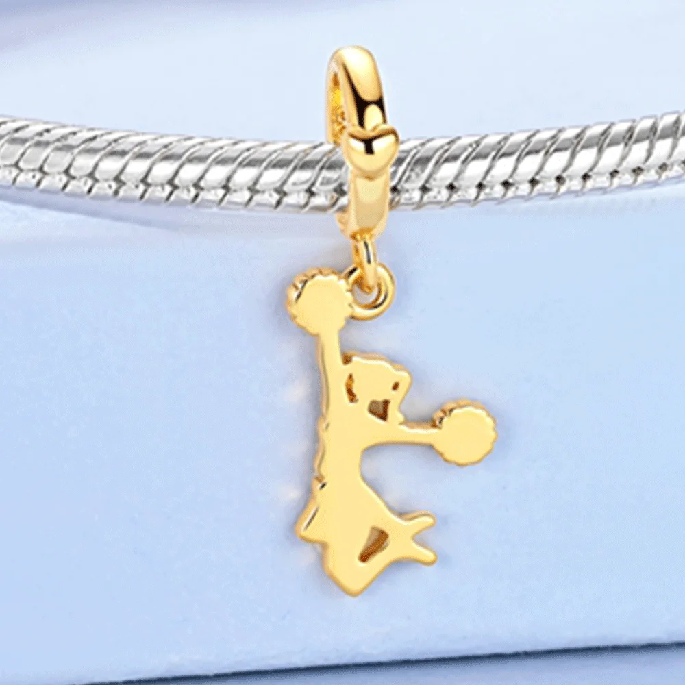 925 Sterling Silver Charm Graduation Gift Cheer Cheerleader Girl Women's Pendant Fit Original Bracelet Necklace DIY Accessories
925 Sterling Silver Charm Graduation Gift Cheer Cheerleader Girl Women's Pendant Fit Original Bracelet Necklace DIY Accessories