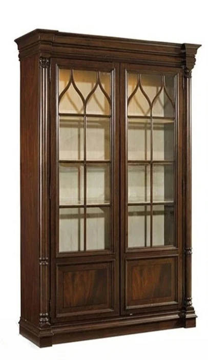 American all-solid wood wine cabinet multifunctional living room glass door display locker
American all-solid wood wine cabinet multifunctional living room glass door display locker