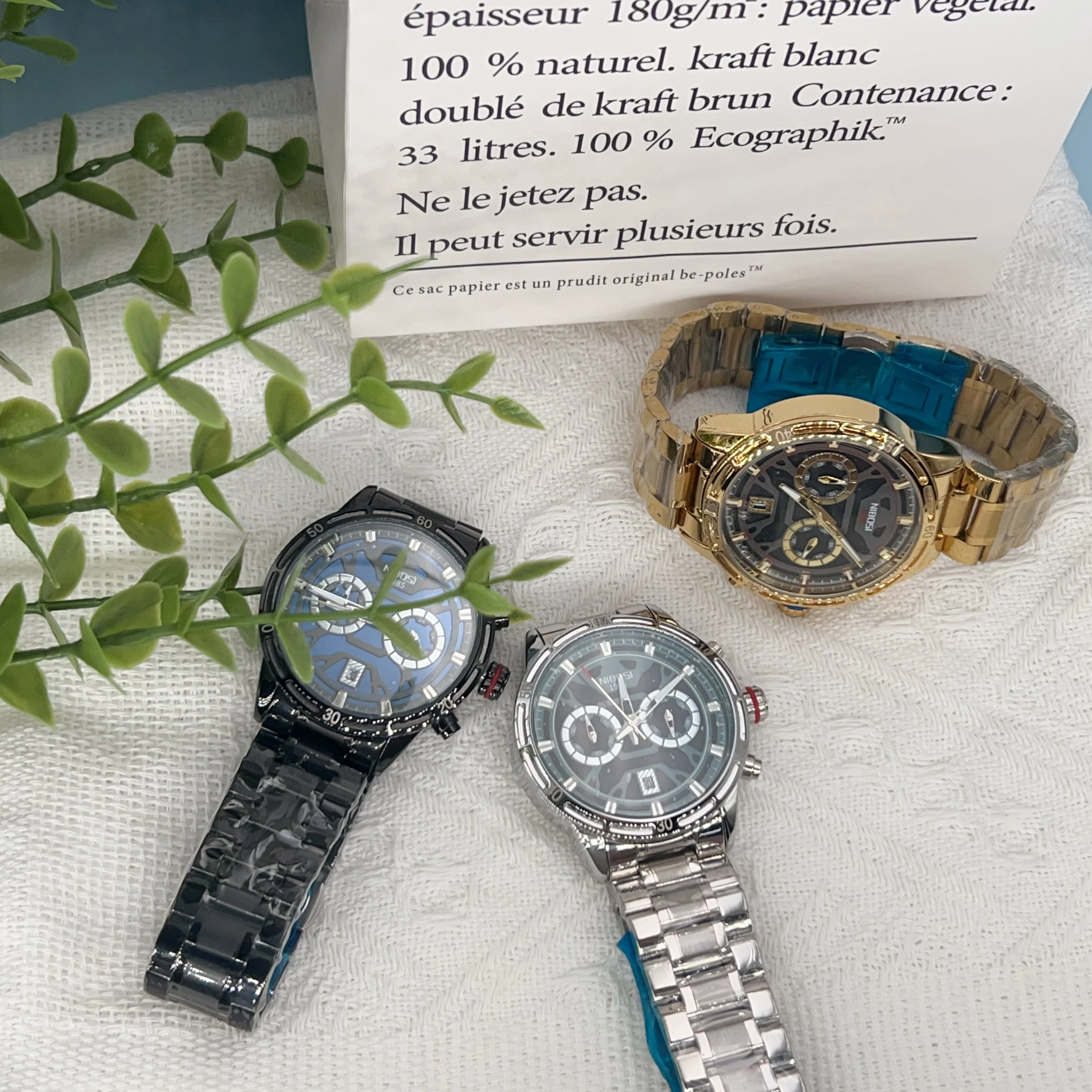 Men's multifunctional watch, stainless steel strap, ideal gift for men's outdoor leisure sports
Men's multifunctional watch, stainless steel strap, ideal gift for men's outdoor leisure sports