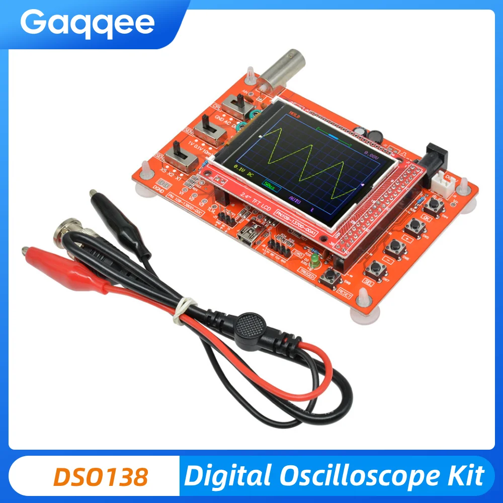 2,4-дюймовый DSO138 полностью собранный цифровой осциллограф TFT ЖК-дисплей зонд акриловый корпус осциллограф DIY комплект с тестовым зажимом
2,4-дюймовый DSO138 полностью собранный цифровой осциллограф TFT ЖК-дисплей зонд акриловый корпус осциллограф DIY комплект с тестовым зажимом