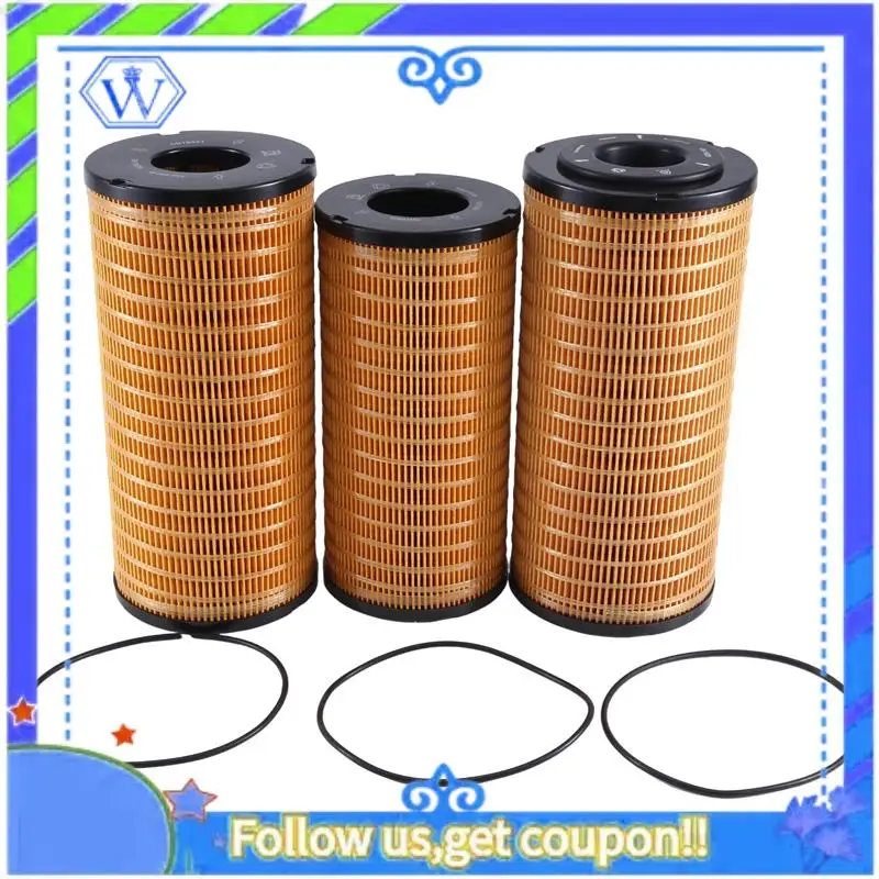 M46K-3Pcs Fuel Filter CH10929 CH10930 CH10931 Fuel Water Separator Diesel Filter Elements Component For Perkins MGD06, MGE06, MG
M46K-3Pcs Fuel Filter CH10929 CH10930 CH10931 Fuel Water Separator Diesel Filter Elements Component For Perkins MGD06, MGE06, MG