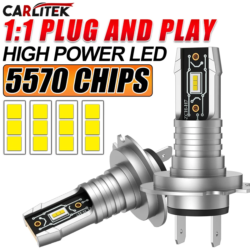 2Pcs 30000LM H7 LED Headlight Bulb 6pcs CSP 5570 Car Headlamp Auto Mini Canbus H7 Led Bulb Turbo Light 6000K 12V 120W
2Pcs 30000LM H7 LED Headlight Bulb 6pcs CSP 5570 Car Headlamp Auto Mini Canbus H7 Led Bulb Turbo Light 6000K 12V 120W
