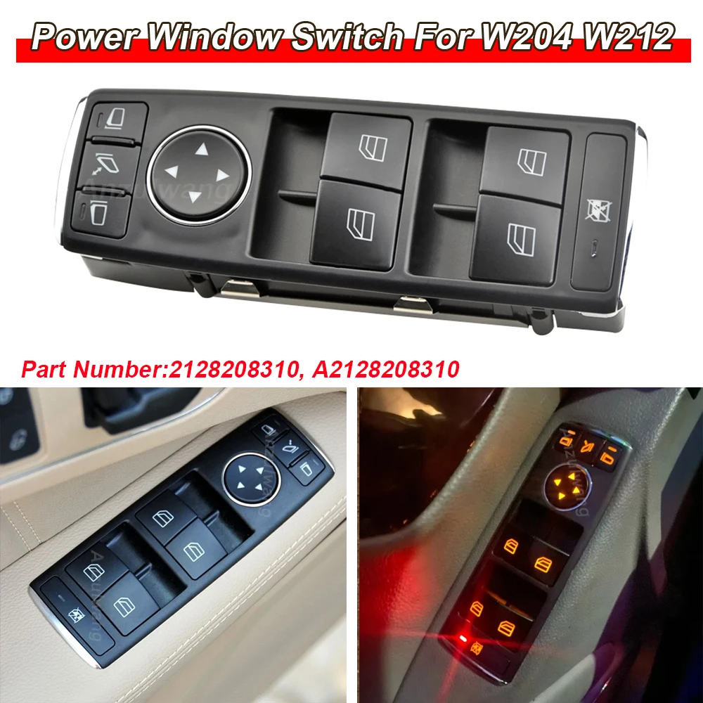 A2128208310 2128208310 Class Drivers Side Electric Window Switch For Mercedes W204 C-Class 2008-2014
A2128208310 2128208310 Class Drivers Side Electric Window Switch For Mercedes W204 C-Class 2008-2014