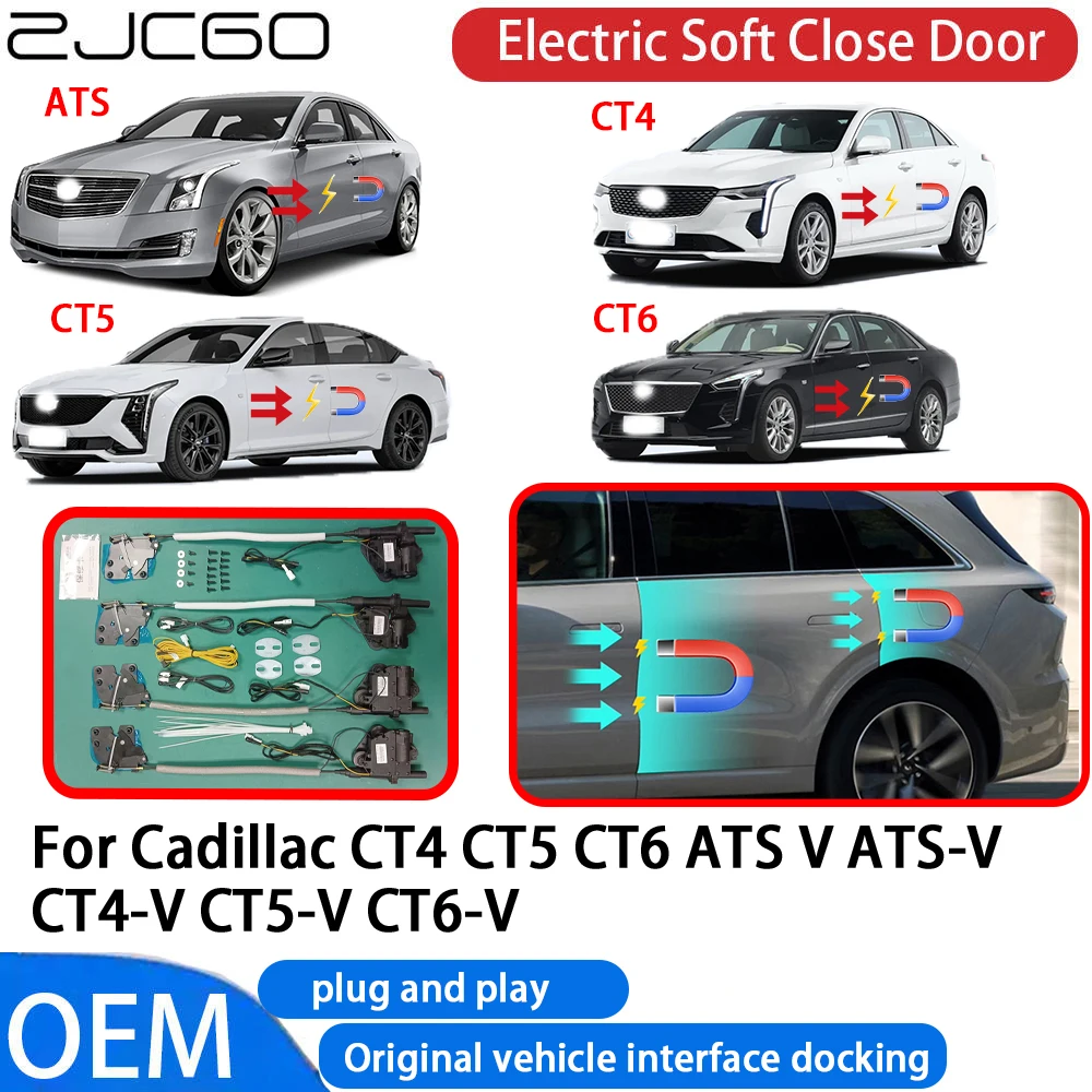 for Cadillac CT4 CT5 CT6 ATS V ATS-V CT4-V CT5-V CT6-V Car Automatic Electric Soft Close Door Closer System OEM Plug and Play
for Cadillac CT4 CT5 CT6 ATS V ATS-V CT4-V CT5-V CT6-V Car Automatic Electric Soft Close Door Closer System OEM Plug and Play