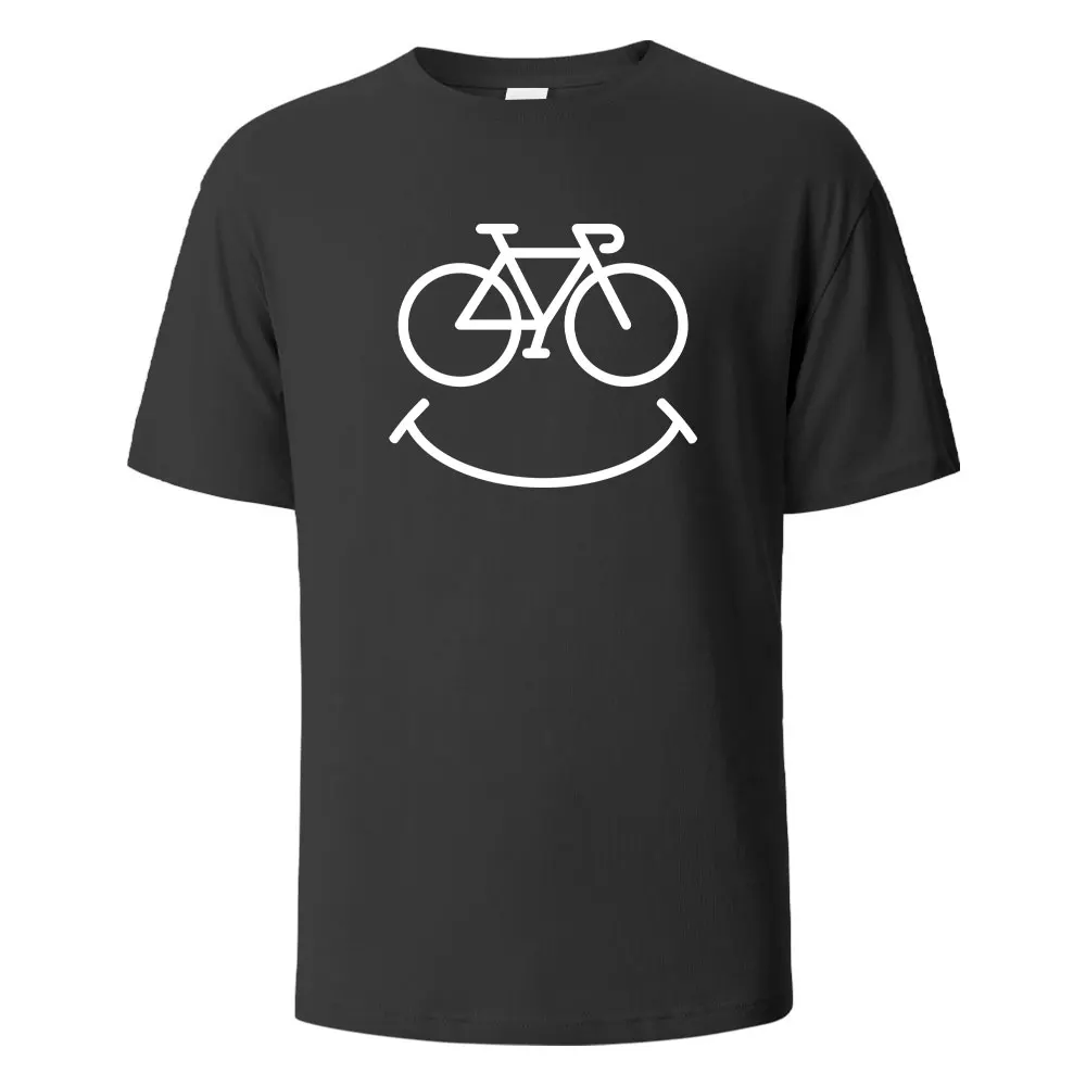 Best Selling Bike Smile Print T-Shirt Casual Short Sleeved Tops Summer Tees for Men Women O-neck Oversize Streetwear Basic Top
Best Selling Bike Smile Print T-Shirt Casual Short Sleeved Tops Summer Tees for Men Women O-neck Oversize Streetwear Basic Top