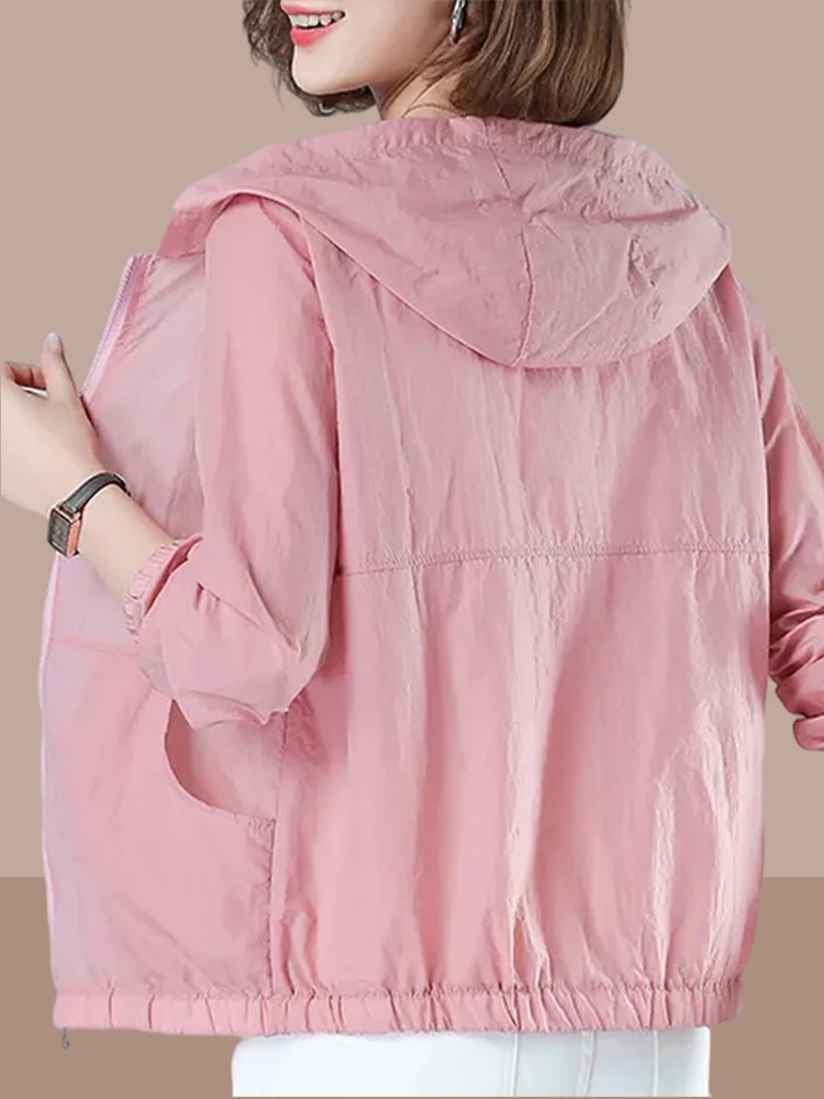 Lightweight Women's Outdoor Breathable Sun Protection Jacket Spring Summer New Style Casual Versatile Outerwear for Mothers
Lightweight Women's Outdoor Breathable Sun Protection Jacket Spring Summer New Style Casual Versatile Outerwear for Mothers