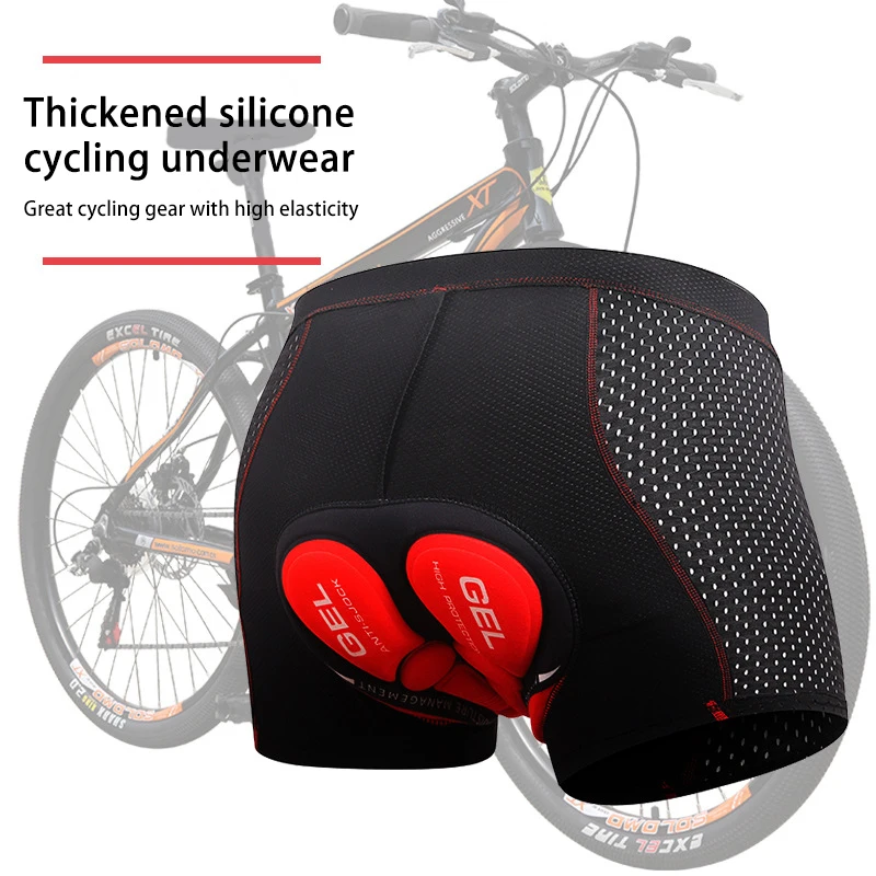 Cycling underwear/Silicone mountain biking pants/Breathable and quick-drying thickened cushion pants/Cycling clothing
Cycling underwear/Silicone mountain biking pants/Breathable and quick-drying thickened cushion pants/Cycling clothing