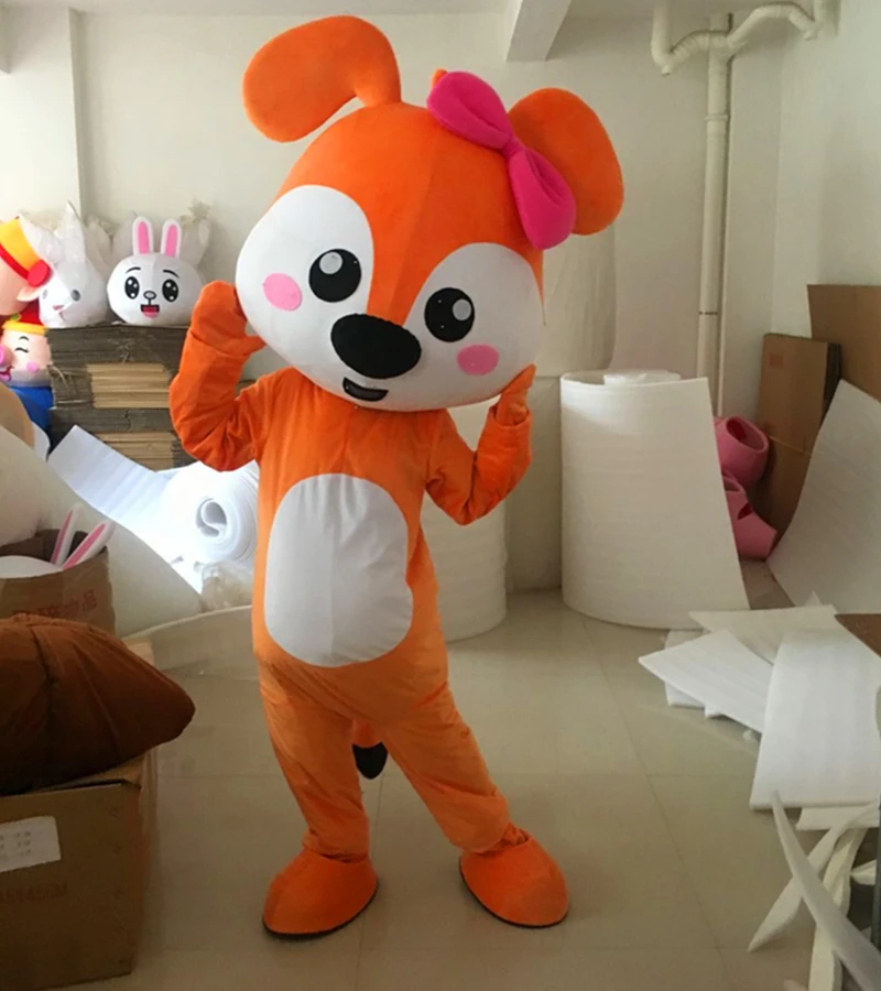 Dog Mascot Character Costume Dog Cosplay Outfits Adult Size Fancy Dress Suit Cartoon Mascot
Dog Mascot Character Costume Dog Cosplay Outfits Adult Size Fancy Dress Suit Cartoon Mascot