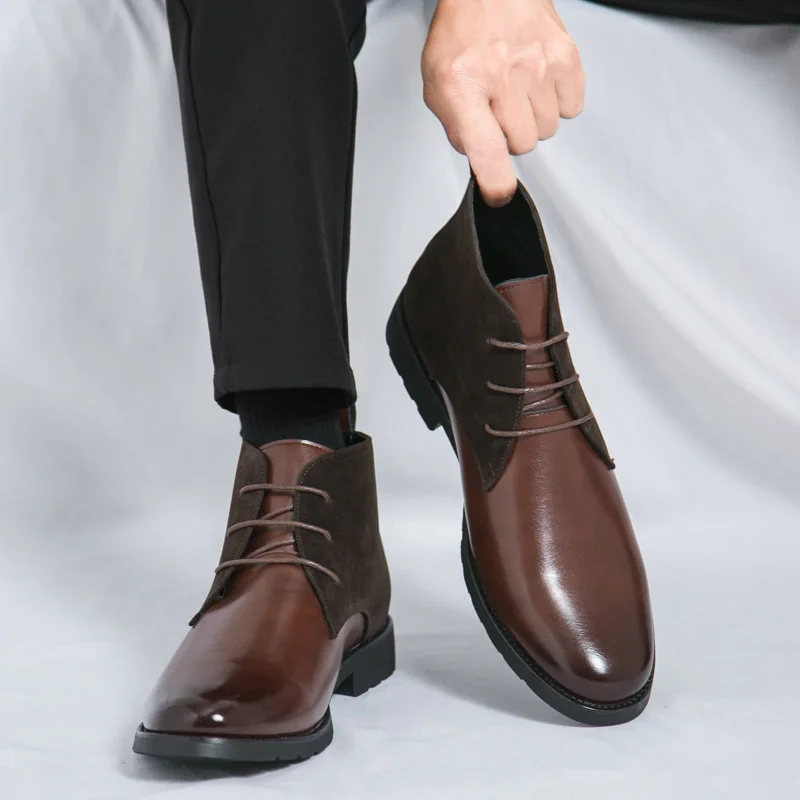 Ботинки челси, весна-осень 2021, новые мужские высокие кожаные туфли, мужские лоскутные короткие ботинки, мужские кожаные ботинки
Ботинки челси, весна-осень 2021, новые мужские высокие кожаные туфли, мужские лоскутные короткие ботинки, мужские кожаные ботинки