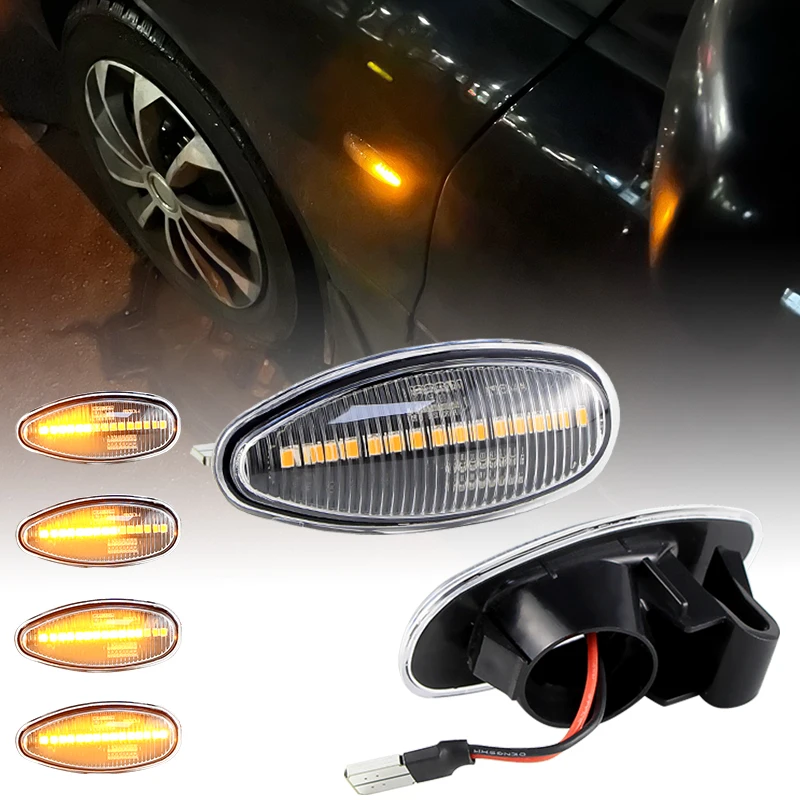 2× for Mitsubishi Galant(DJ.DM)/Space Wagon(N8.N9)/Eclipse(D3) - Car LED Dynamic Side Marker Lamp Turn Signal Light Indicator
2× for Mitsubishi Galant(DJ.DM)/Space Wagon(N8.N9)/Eclipse(D3) - Car LED Dynamic Side Marker Lamp Turn Signal Light Indicator
