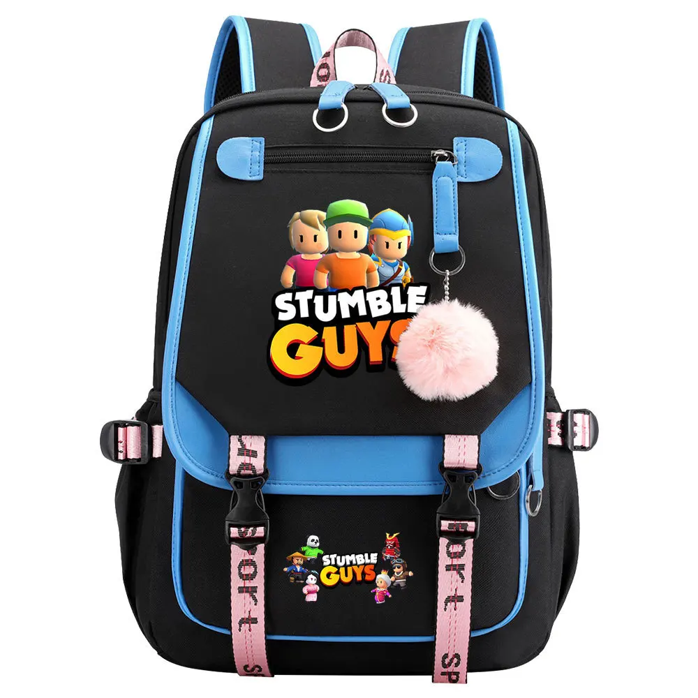 Stumble Guys Fashion Women girls School Backpacks USB Charge Backpack Waterproof Bagpack School Bags Teenage Travel Bag 
Stumble Guys Fashion Women girls School Backpacks USB Charge Backpack Waterproof Bagpack School Bags Teenage Travel Bag