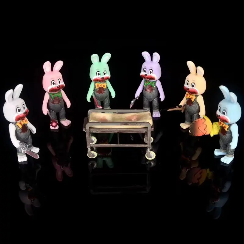 Gecco Silent Hill 3 Robbie The Rabbit Q Version Set Of 6 Horror Figure Collection Stretcher Cart Model
Gecco Silent Hill 3 Robbie The Rabbit Q Version Set Of 6 Horror Figure Collection Stretcher Cart Model