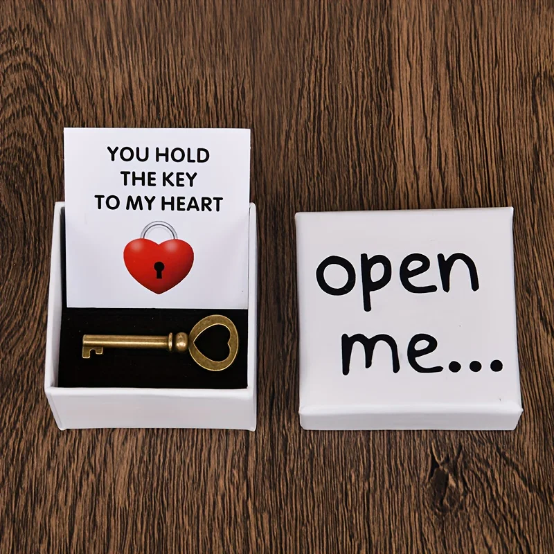 Charming Open Me Surprise Gift Box with a Key and Greeting Message Card Romantic Thoughtful Present Ideal for Valentines Day
Charming Open Me Surprise Gift Box with a Key and Greeting Message Card Romantic Thoughtful Present Ideal for Valentines Day