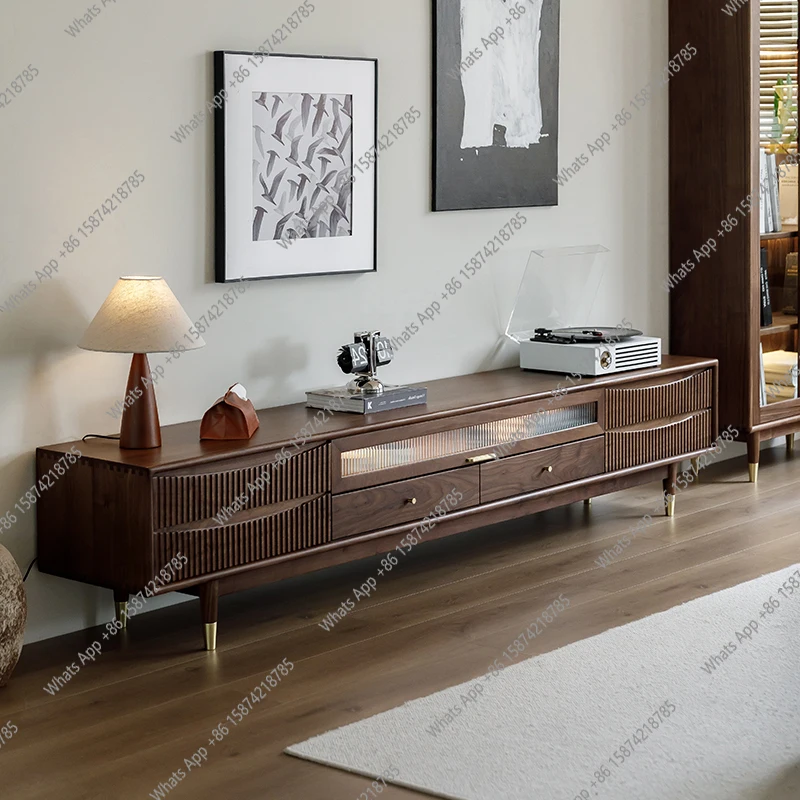 North American black walnut TV cabinet All solid wood Nordic combination Modern simple locker Tall cabinet Floor view hall
North American black walnut TV cabinet All solid wood Nordic combination Modern simple locker Tall cabinet Floor view hall