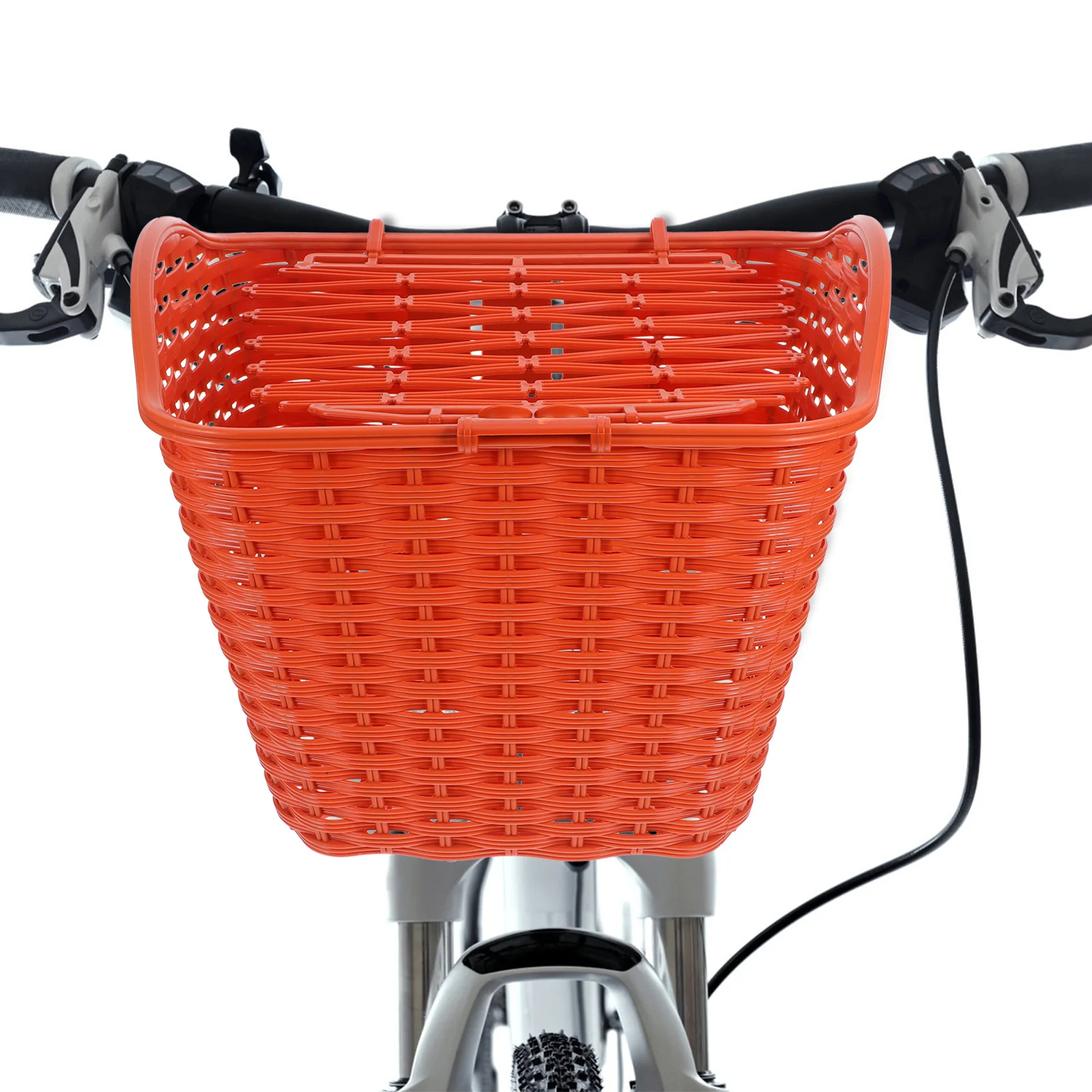 Electric Bike Basket Waterproof Plastic Storage Basket with Protective Lid Front Bicycle Container for City and Outdoor Use
Electric Bike Basket Waterproof Plastic Storage Basket with Protective Lid Front Bicycle Container for City and Outdoor Use
