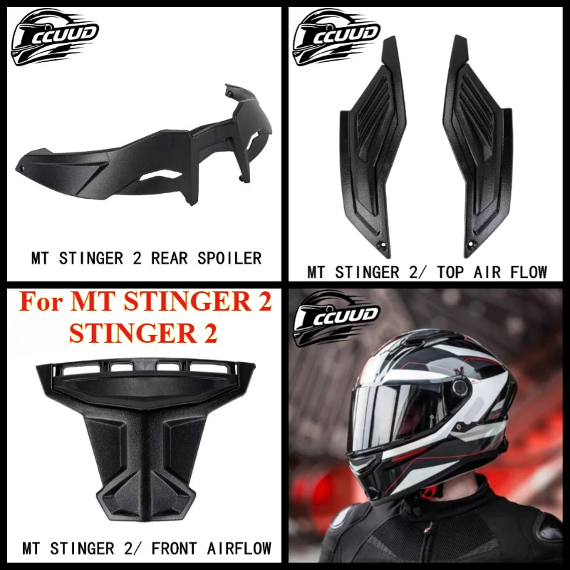 CCUUD Moto Helmet Vents Spoilers Replacement for MT STINGER 2 STINGER 2 AIR Helmet Accessories
CCUUD Moto Helmet Vents Spoilers Replacement for MT STINGER 2 STINGER 2 AIR Helmet Accessories