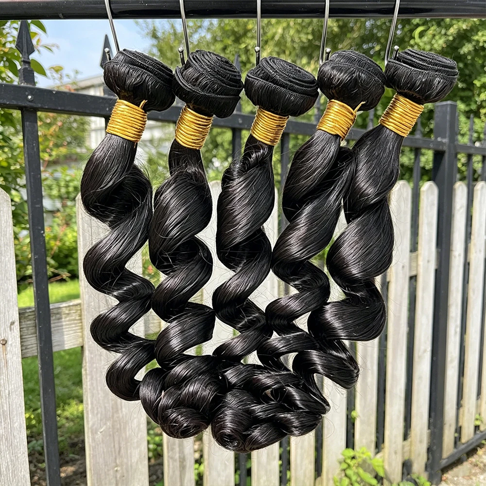 Loose Wave Human Hair Bundles 2 3 4 Bundle Water Body Wave Bundles Remy Unprocessed Human Hair Extensions Deals Natural Black
Loose Wave Human Hair Bundles 2 3 4 Bundle Water Body Wave Bundles Remy Unprocessed Human Hair Extensions Deals Natural Black