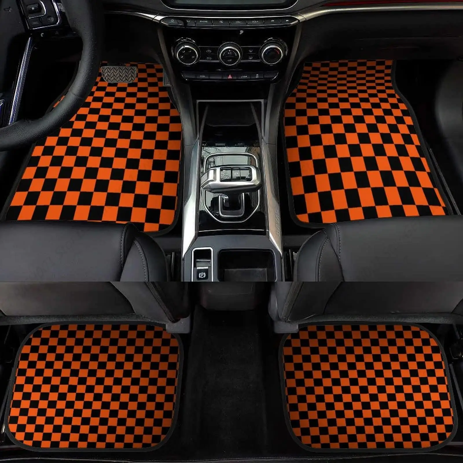 Патрон Tablero Ajedrez Negro Y Naranja, 4 Alfombrillas Para El Suelo L Coche, Juegos Completos, Ajuste Universal Para Sedanes 
Патрон Tablero Ajedrez Negro Y Naranja, 4 Alfombrillas Para El Suelo L Coche, Juegos Completos, Ajuste Universal Para Sedanes