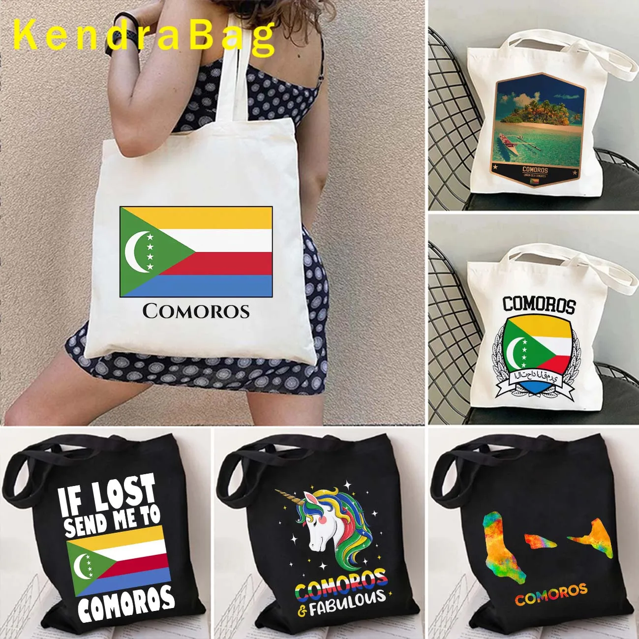 Comoros Country Flag Map Women Canvas Shoulder Tote Bag Harajuku Handbags Shopper Reusable Grocery Cotton Foldable Shopping Bags
Comoros Country Flag Map Women Canvas Shoulder Tote Bag Harajuku Handbags Shopper Reusable Grocery Cotton Foldable Shopping Bags