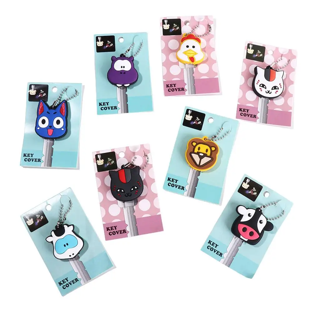 Key Chain Pendant LED Light Key Cover Silicone Animals Shape Key Ring Creative PVC Cap Head Cover Lady
Key Chain Pendant LED Light Key Cover Silicone Animals Shape Key Ring Creative PVC Cap Head Cover Lady