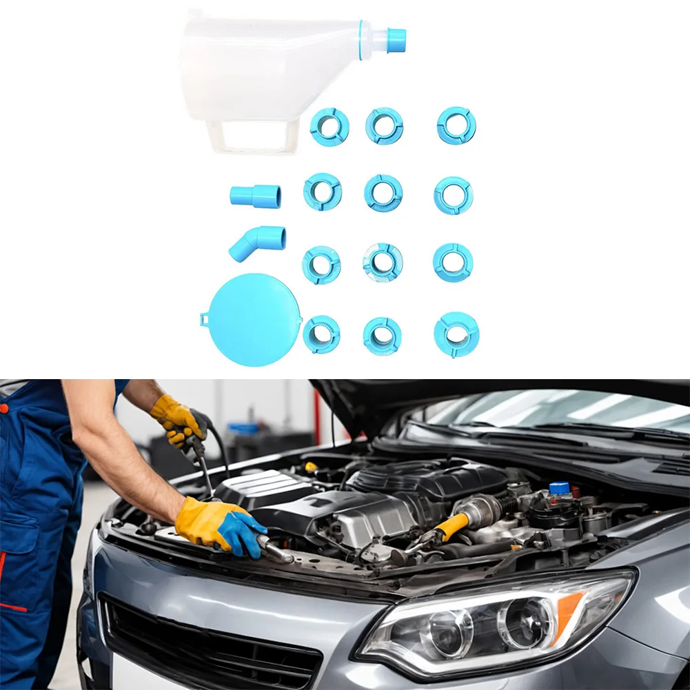 15PCS Oil Funnel Set with 14 Adapters for Engine Oil Change and Drain Wear Resistant Plastic for Automotive Care
15PCS Oil Funnel Set with 14 Adapters for Engine Oil Change and Drain Wear Resistant Plastic for Automotive Care