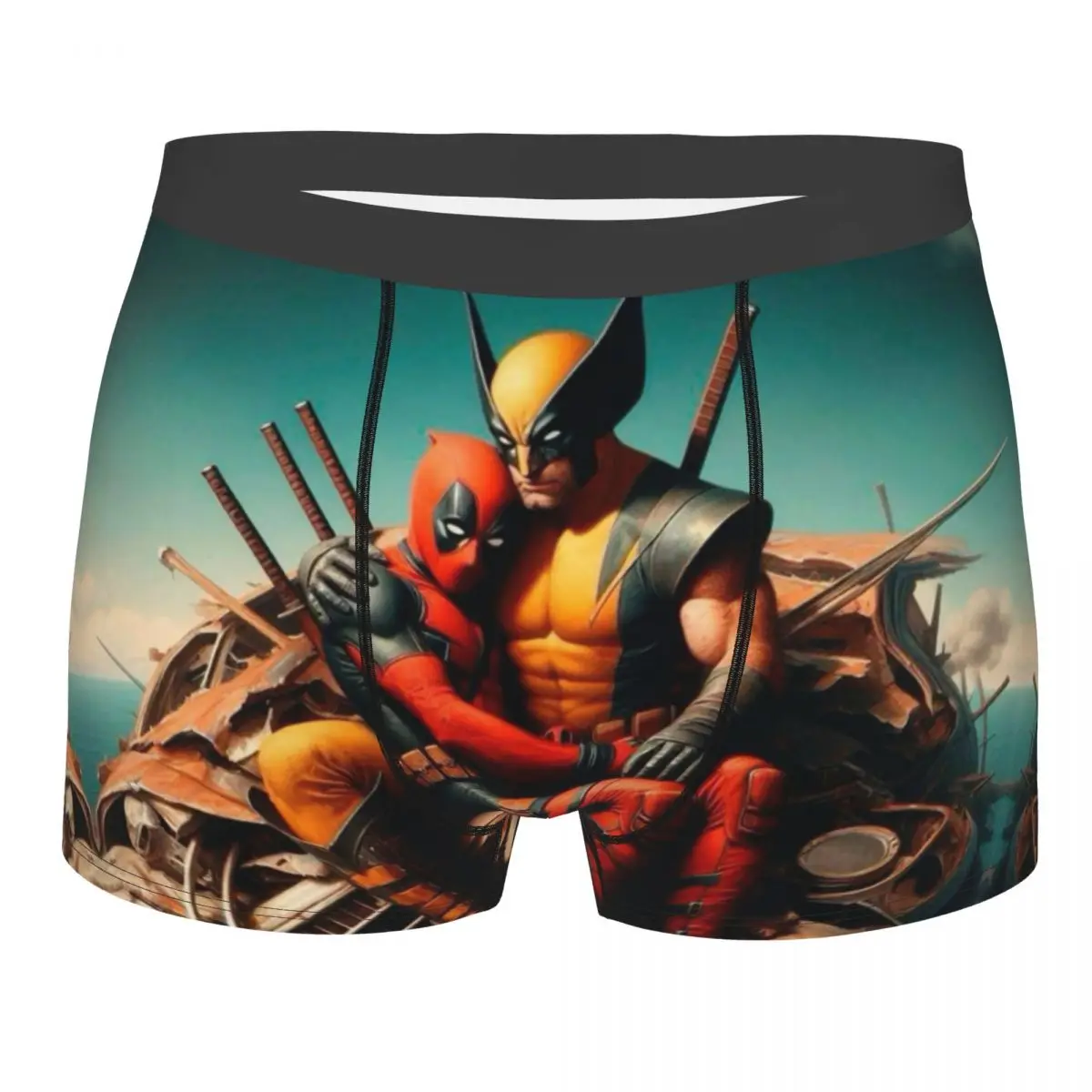Мужские модные обои Росомаха Дедпула, нижнее белье, трусы-боксеры, дышащие шорты, трусы, трусы
Мужские модные обои Росомаха Дедпула, нижнее белье, трусы-боксеры, дышащие шорты, трусы, трусы