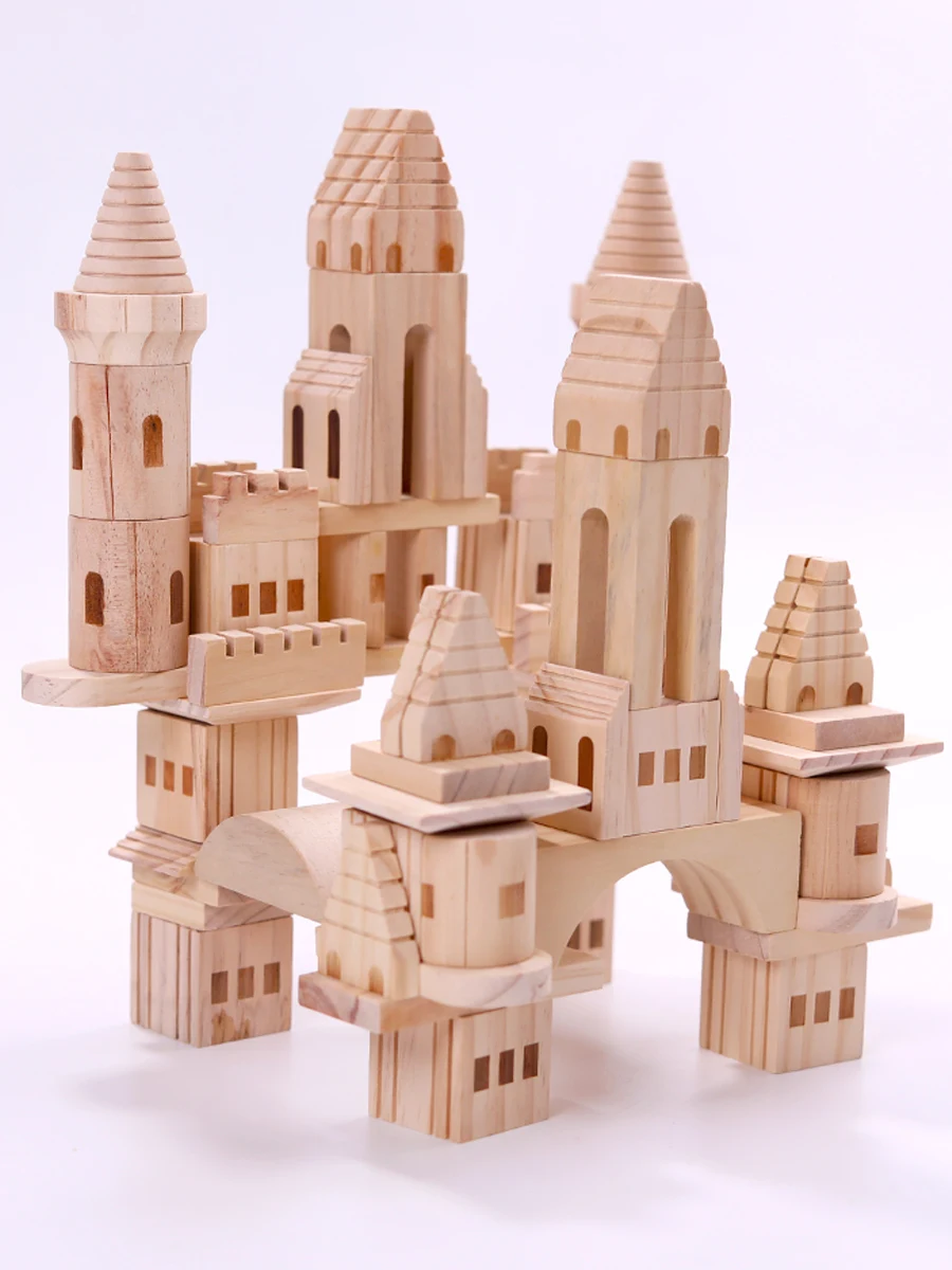 Деревянные неокрашенные строительные блоки для развития творческого воображения у детей, оригинальные строительные блоки Mumm Castle
Деревянные неокрашенные строительные блоки для развития творческого воображения у детей, оригинальные строительные блоки Mumm Castle