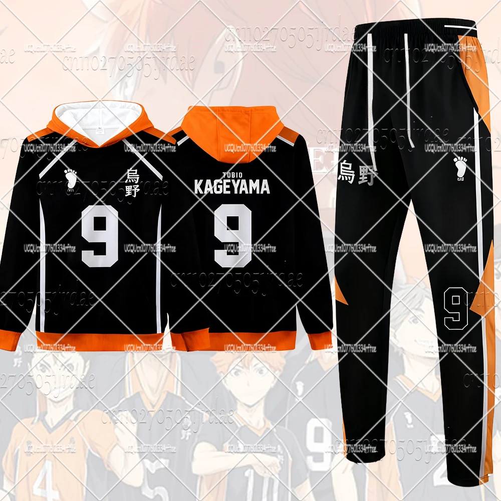 Haikyuu Cartoon Anime Cosplay Hoodies+Long Pants Suits Autumn Winter Tracksuit Sets For Men Women Halloween/Christmas Outfits
Haikyuu Cartoon Anime Cosplay Hoodies+Long Pants Suits Autumn Winter Tracksuit Sets For Men Women Halloween/Christmas Outfits