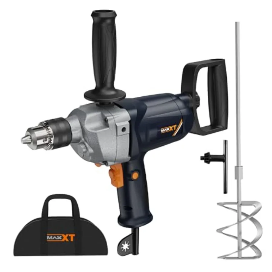 Drill Mixer Set for construction use steel body black color ergonomic spade handle and 9A high-torque motor for concrete and mu
Drill Mixer Set for construction use steel body black color ergonomic spade handle and 9A high-torque motor for concrete and mu