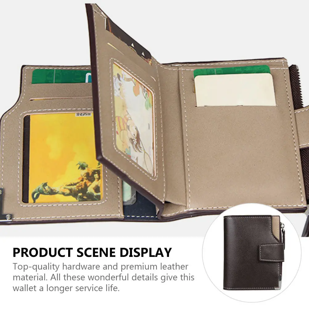 Мужской короткий кошелек в винтажном стиле, тройного сложения, с отделением на молнии, большой вместимости, с RFID-защитой, для наличных и карт, 1 шт.
Мужской короткий кошелек в винтажном стиле, тройного сложения, с отделением на молнии, большой вместимости, с RFID-защитой, для наличных и карт, 1 шт.