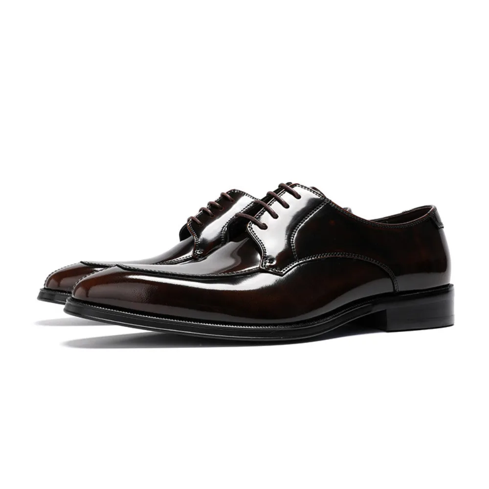 Handmade Men Genuine Leather Dress Shoes Lace Up Business Casual Versatile Square Toe Groom Wedding Shoes Summer
Handmade Men Genuine Leather Dress Shoes Lace Up Business Casual Versatile Square Toe Groom Wedding Shoes Summer