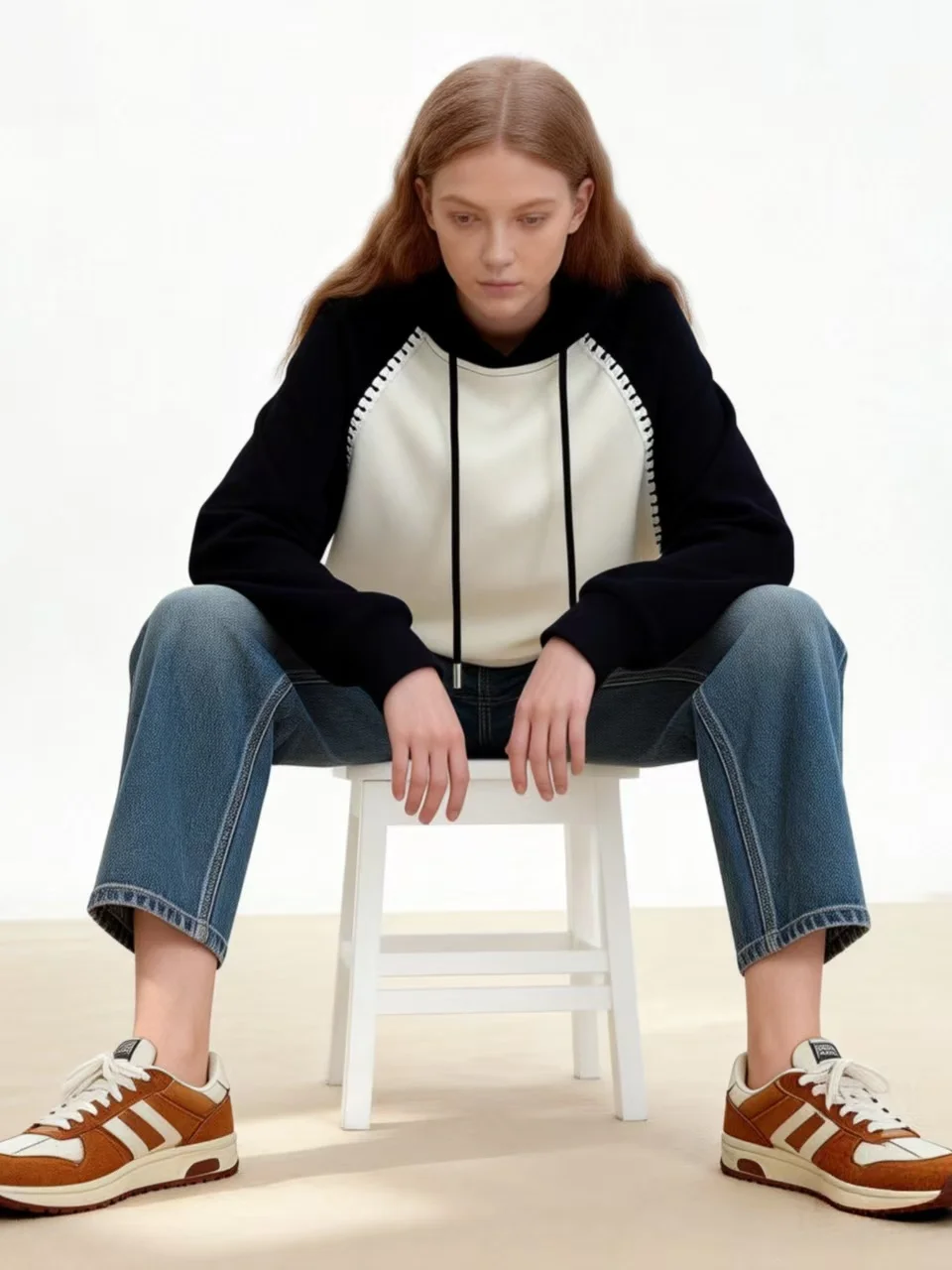 Loose Fit Hoodie Women's Spring 2026 New Sle Color Blo oulder Insert Sve Lazy Sle Casual Long Sve Thermal Hat
Loose Fit Hoodie Women's Spring 2026 New Sle Color Blo oulder Insert Sve Lazy Sle Casual Long Sve Thermal Hat