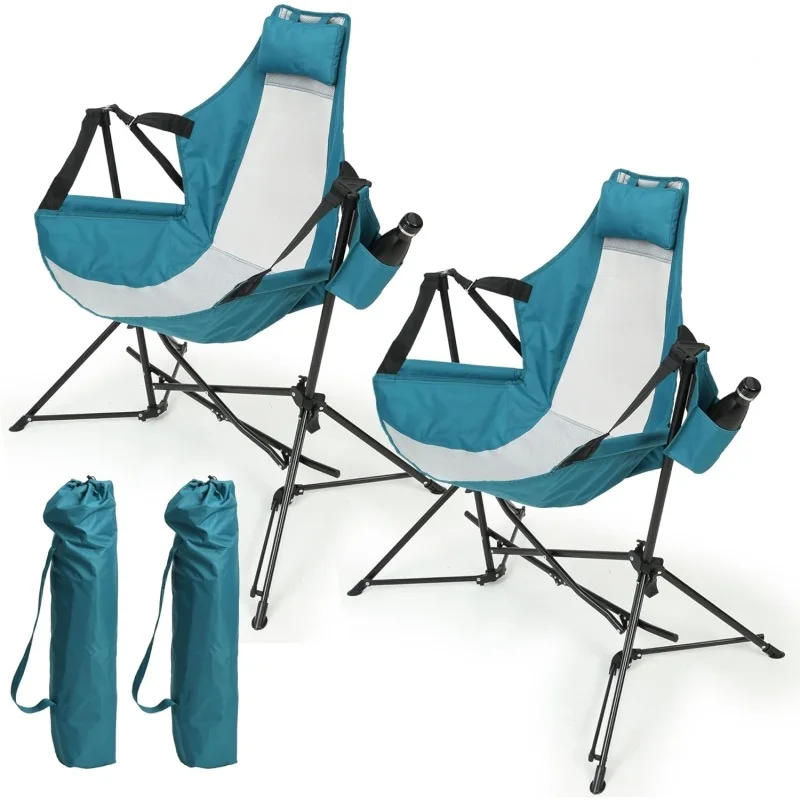 Hammock Camping Chair, Folding Portable Rocking Chair, Aluminum Alloy Adjustable Back Swinging Chair with Pillow Cup Holder,
Hammock Camping Chair, Folding Portable Rocking Chair, Aluminum Alloy Adjustable Back Swinging Chair with Pillow Cup Holder,