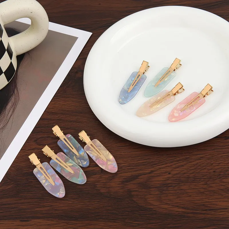 2pcs Seamless Side Barrettes for Girls Sweet Acetate Ethereal Hair Pin Summer Hair Clips Duckbill Clips Women Hair Accessories 
2pcs Seamless Side Barrettes for Girls Sweet Acetate Ethereal Hair Pin Summer Hair Clips Duckbill Clips Women Hair Accessories