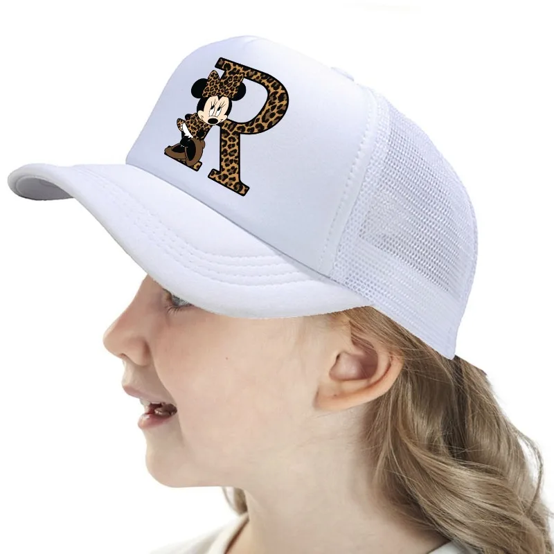 Minnie Mouse Leopard Print A-Z 26 English Letters Four Seasons Cute Girls White Baseball Cap Casual Disney Cap Casual Sun Hat
Minnie Mouse Leopard Print A-Z 26 English Letters Four Seasons Cute Girls White Baseball Cap Casual Disney Cap Casual Sun Hat