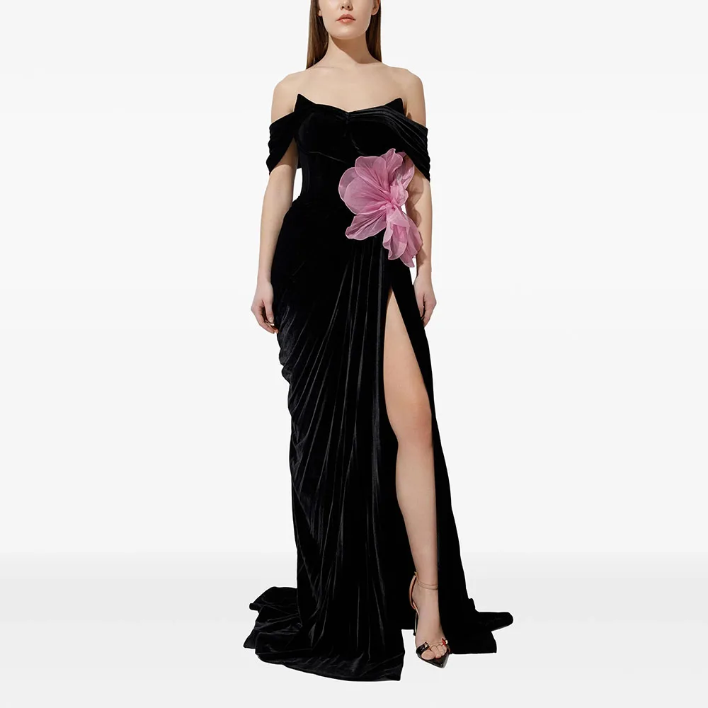 Elegant Evening Dress Boat Neck Pleat Sleeveless Evening Gowns Velour Mermaid Floor Length Formal Paty Dresses Customized
Elegant Evening Dress Boat Neck Pleat Sleeveless Evening Gowns Velour Mermaid Floor Length Formal Paty Dresses Customized