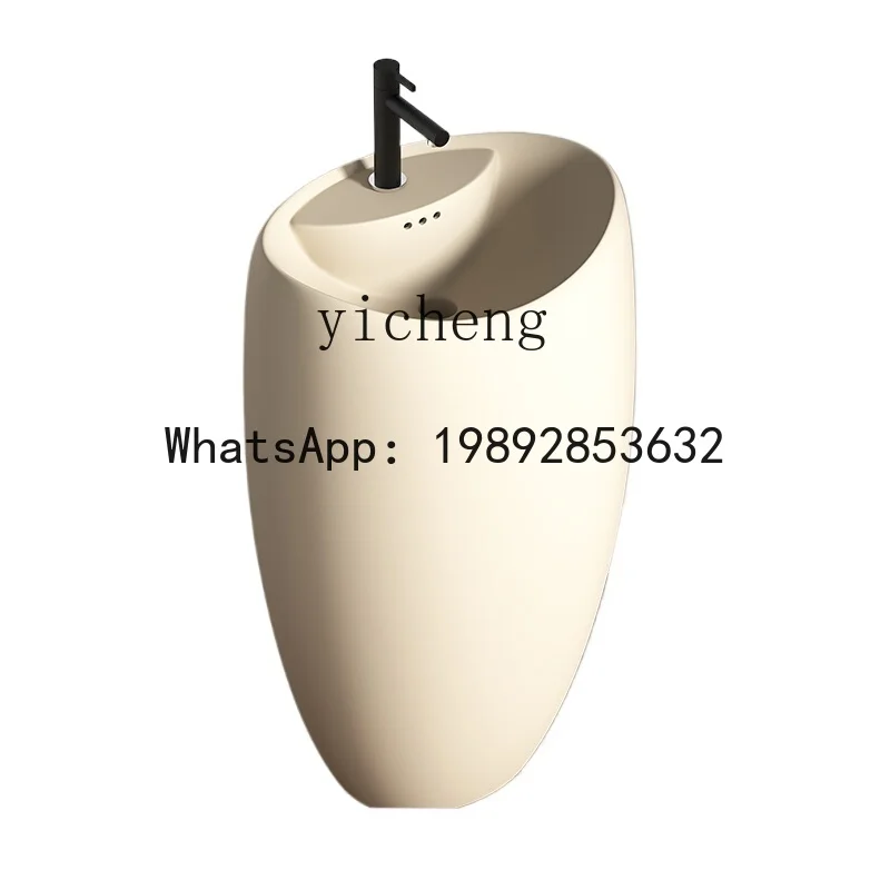 B1 integrated ceramic column basin outdoor balcony washbasin bathroom washbasin floor type
B1 integrated ceramic column basin outdoor balcony washbasin bathroom washbasin floor type