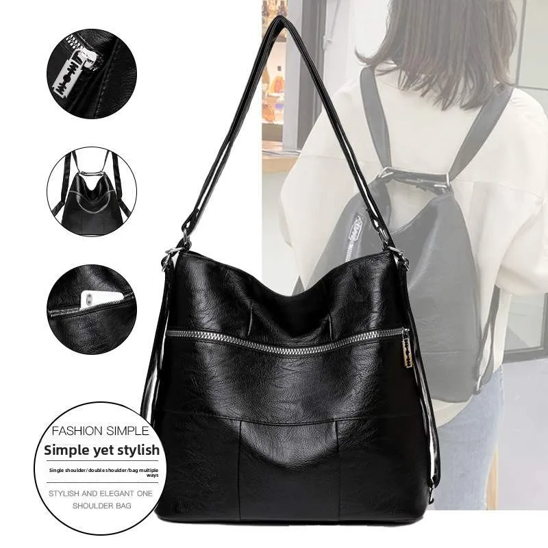 Large Capacity Retro Style Women's Tote Bag Convertible Shoulder Bag Handbag Single Strap Polyester Backpack for All Occasions
Large Capacity Retro Style Women's Tote Bag Convertible Shoulder Bag Handbag Single Strap Polyester Backpack for All Occasions