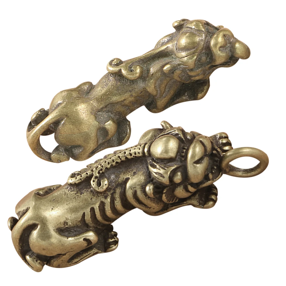 Brass Pixiu Keychain Pendant Wealth Decor Statue Chinese Charm Feng Shui Lucky Animal Vintage Jewelry Small Metal naments
Brass Pixiu Keychain Pendant Wealth Decor Statue Chinese Charm Feng Shui Lucky Animal Vintage Jewelry Small Metal naments