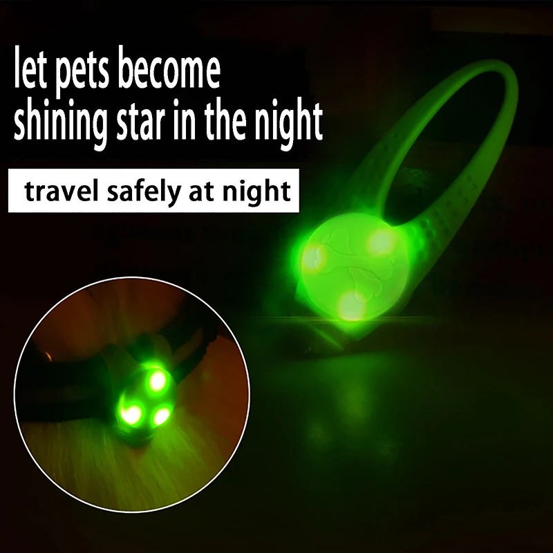 1Pc Pet LED Silicone Pendant Safety Flashing Glow Light Blinking Led Collar Luminous Pendant For Pet Puppy Necklace
1Pc Pet LED Silicone Pendant Safety Flashing Glow Light Blinking Led Collar Luminous Pendant For Pet Puppy Necklace