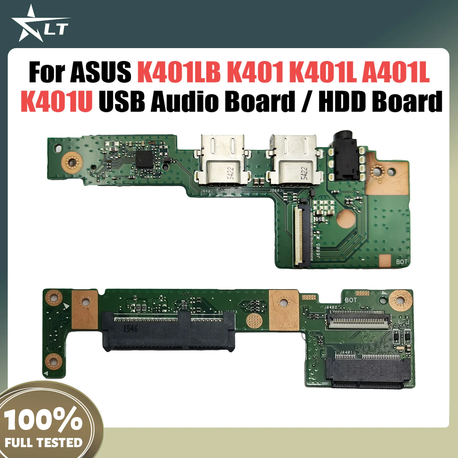 Плата ввода-вывода K401LB REV 2,0 для ASUS K401LB K401 K401L A401L K401U USB-аудиоплата и платы HDD 100% ОК
Плата ввода-вывода K401LB REV 2,0 для ASUS K401LB K401 K401L A401L K401U USB-аудиоплата и платы HDD 100% ОК